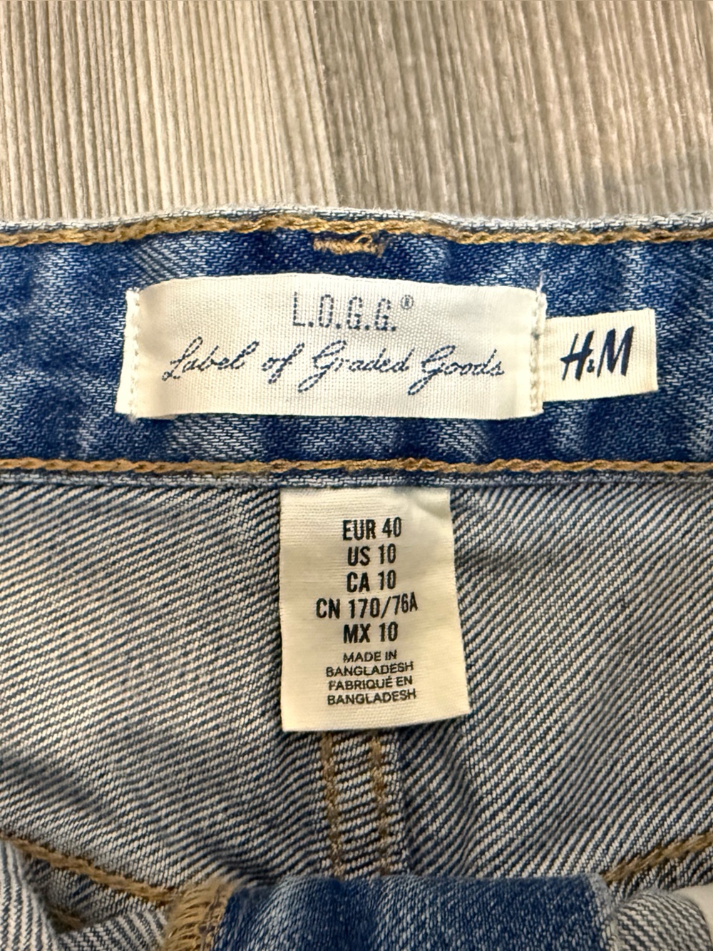 L.O.G.G  Label of Graded Goods Denim Skirt - Picture 2 of 3